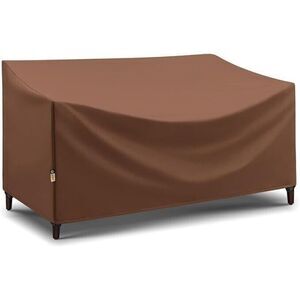 Waterproof Patio Sofa Cover, Heavy Duty Outdoor 60"L x 34"W x 30"H, Brown
